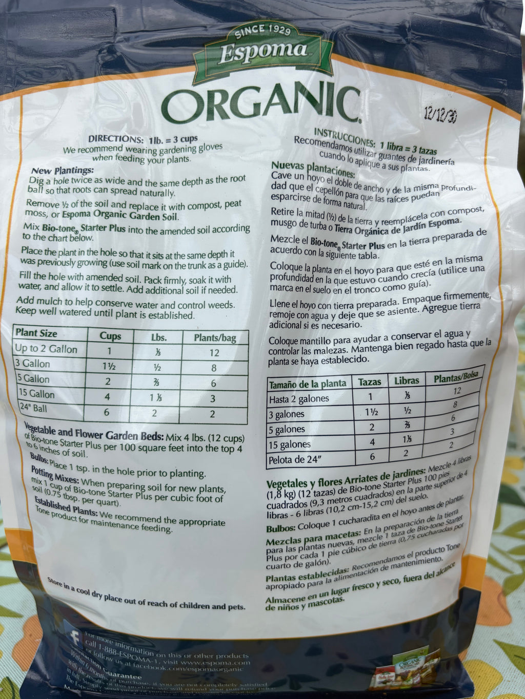Bio-tone Starter Plant Food