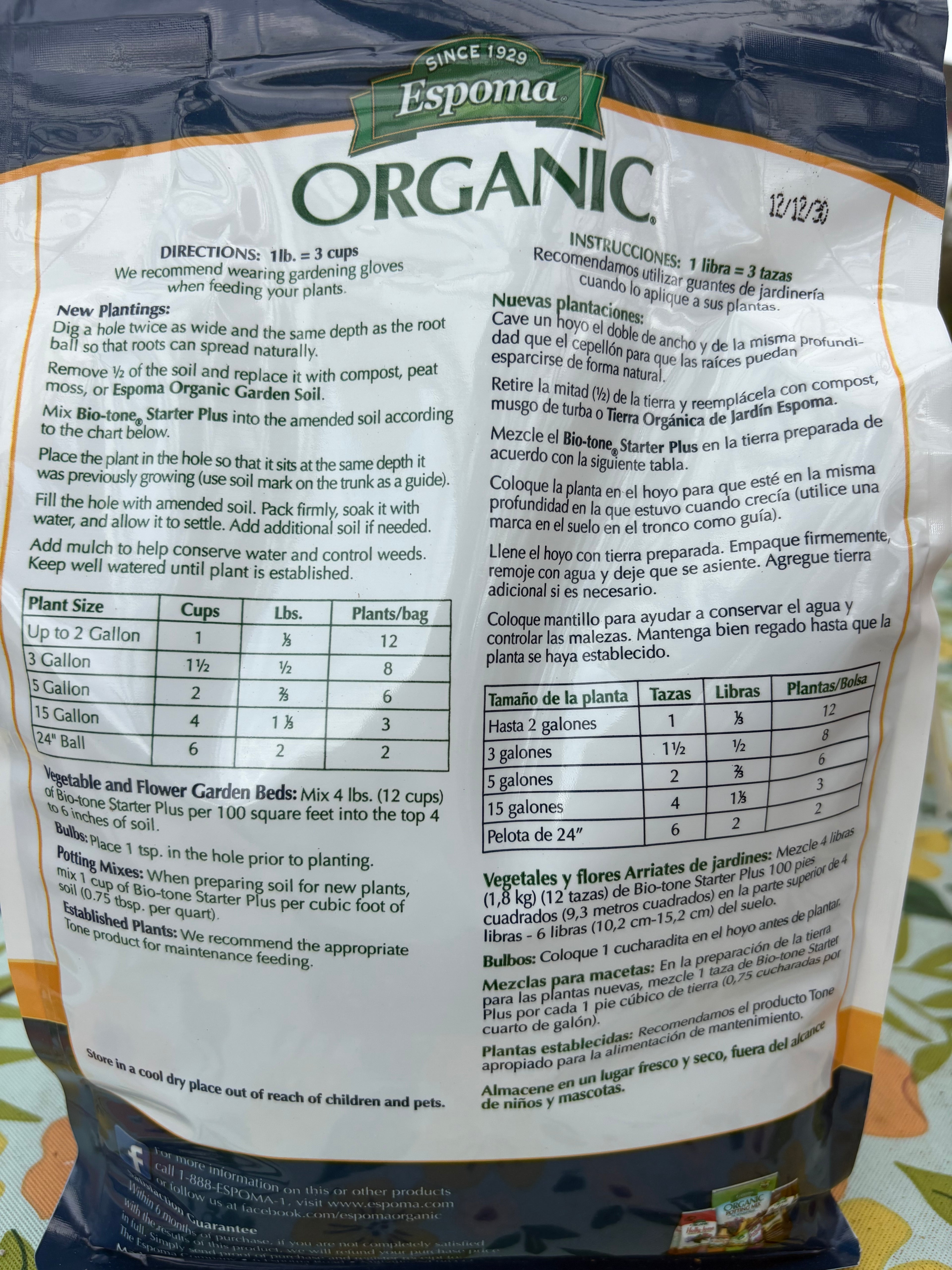 Bio-tone Starter Plant Food